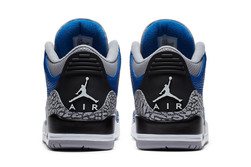 【nike耐克 男士板鞋/休閒鞋】nike air jordan 3 aj3 藍水泥 皇家藍 