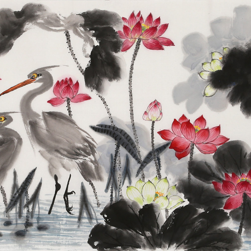 【secoo art寺库艺术 传统水墨单幅作品】朱祖义 1.