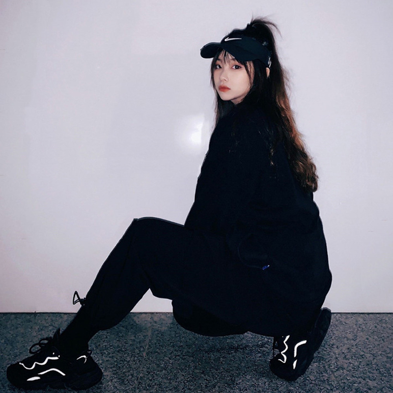 adidas (阿迪达斯)三叶草 ozweego 纯黑 黑武士 易烊千玺 老爹鞋休闲