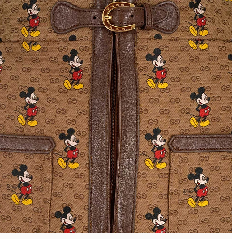 gucci/古馳 disney x gucci聯名款女裝 服裝 多色米奇印花短裙 女士