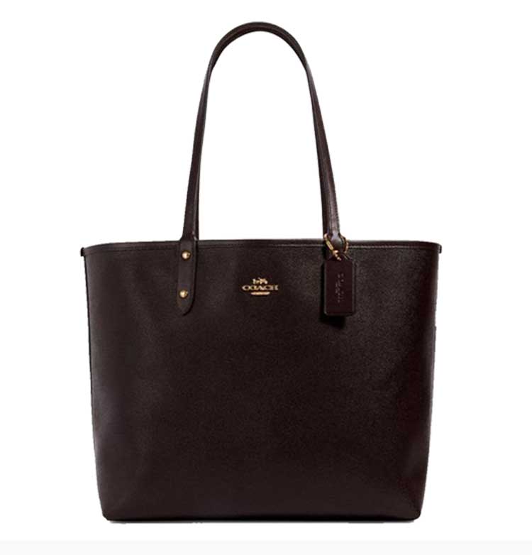 【2020夏季新款】coach/蔻驰女士双面托特包单肩包购物袋大包 超大