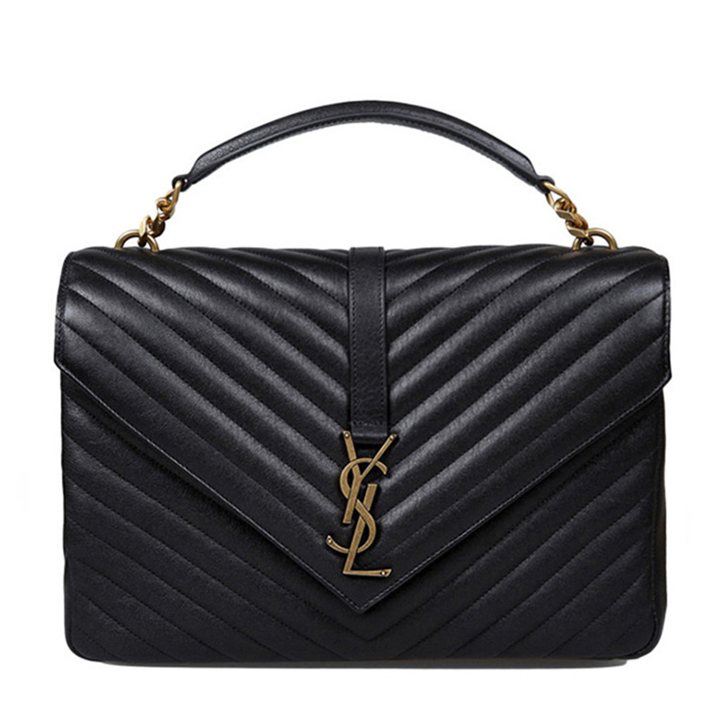 saint laurent paris ysl 女士黑色手提包 487212brm071000【正品