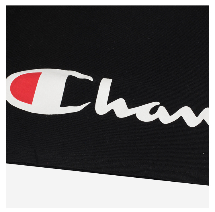 【包税】champion/冠军 美版情侣款草写logo圆领短袖t恤 t1919g