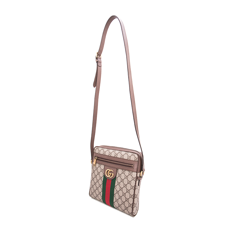 gucci/古驰 ophidia系列小号gg邮差包 帆布/配皮 547926 96iwt