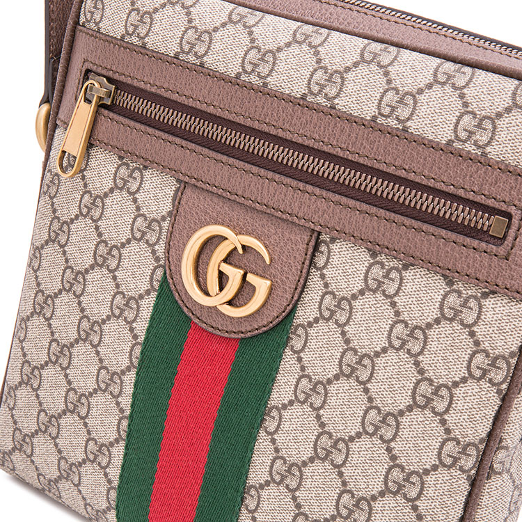 gucci/古驰 ophidia系列小号gg邮差包 帆布/配皮 547926 96iwt