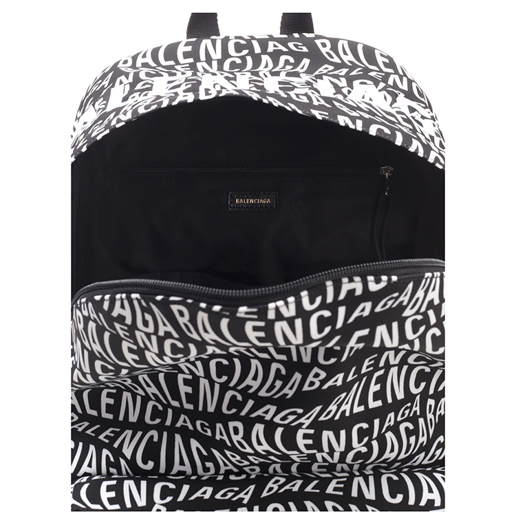 balenciaga/巴黎世家 男士黑白织物双肩包 507460-9mian-1060