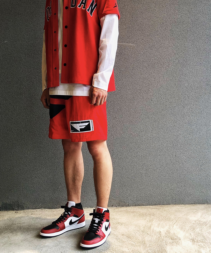 nike/耐克 air jordan 1 mid 男女同款 aj1 小芝加哥 黑红脚趾 554724