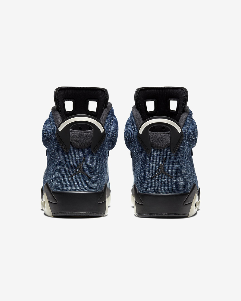 nike/耐克 air jordan 6 aj6 水洗丹宁 牛仔 情侣 篮球鞋 cv5489-ct5