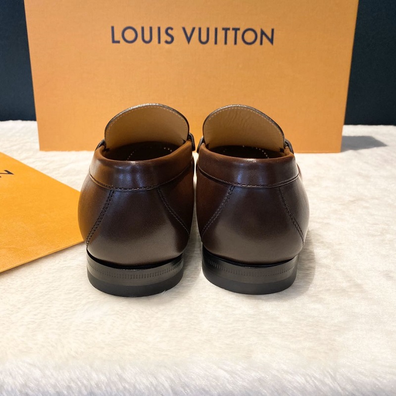 louis vuitton/路易威登lv鞋子棕色商务休闲皮鞋