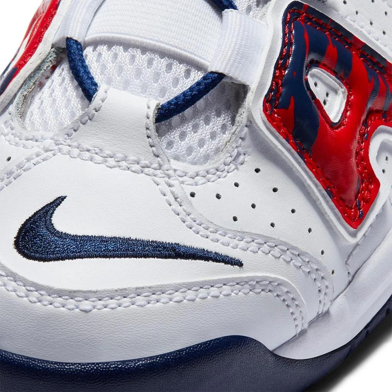 nike/耐克 air more uptempo 大air 白蓝红 蛇纹 皮蓬 蓝球鞋 休闲鞋