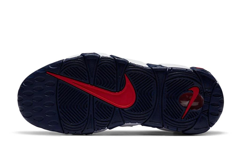 nike/耐克 air more uptempo 大air 白蓝红 蛇纹 皮蓬 蓝球鞋 休闲鞋