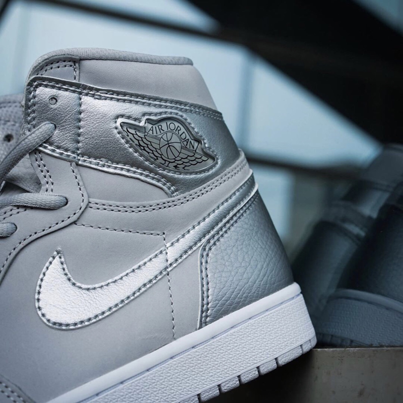 nike/耐克 air jordan 1 high og 男女同款 aj1 灰银 日本限定 经典