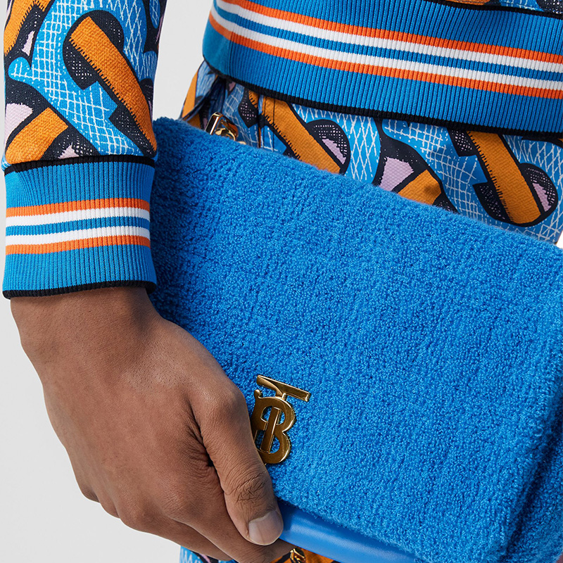 【包邮包税】burberry/博柏利 2020春夏新款 lola – 亮蓝色中号绗缝