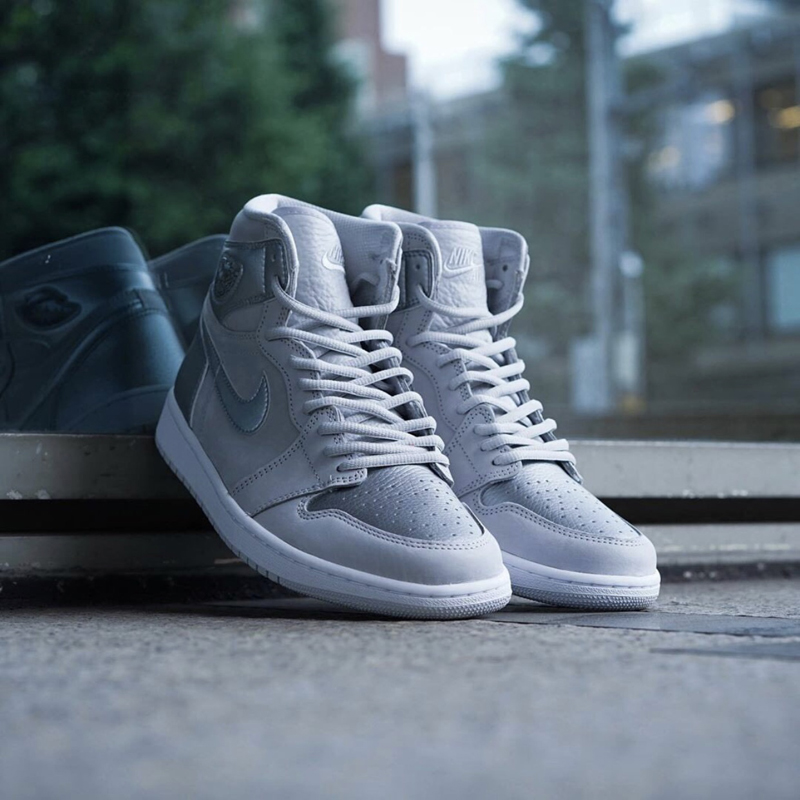nike/耐克 air jordan 1 high og 男女同款 aj1 灰银 日本限定 经典