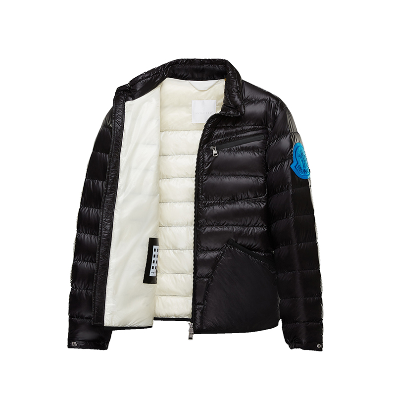 20早秋男士moncler geniusn°2系列漆尼龙羽绒服