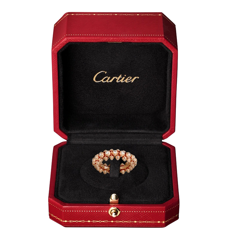 【包税】cartier/卡地亚 clash de cartier系列 18k金玫瑰金子弹头