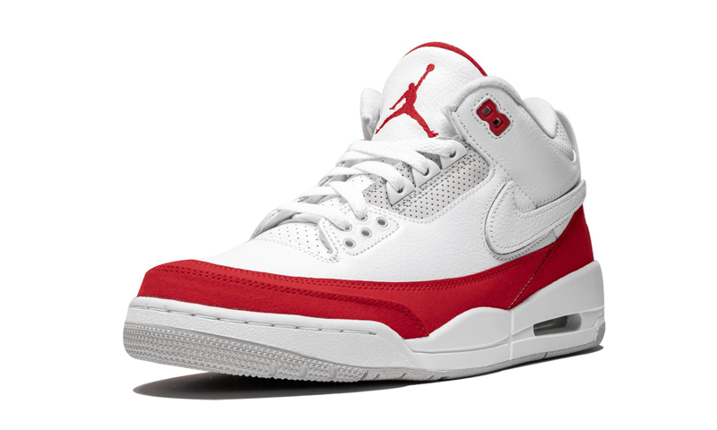 nike/耐克air jordan 3 tinker aj3白红手稿 换钩 情侣运动休闲鞋
