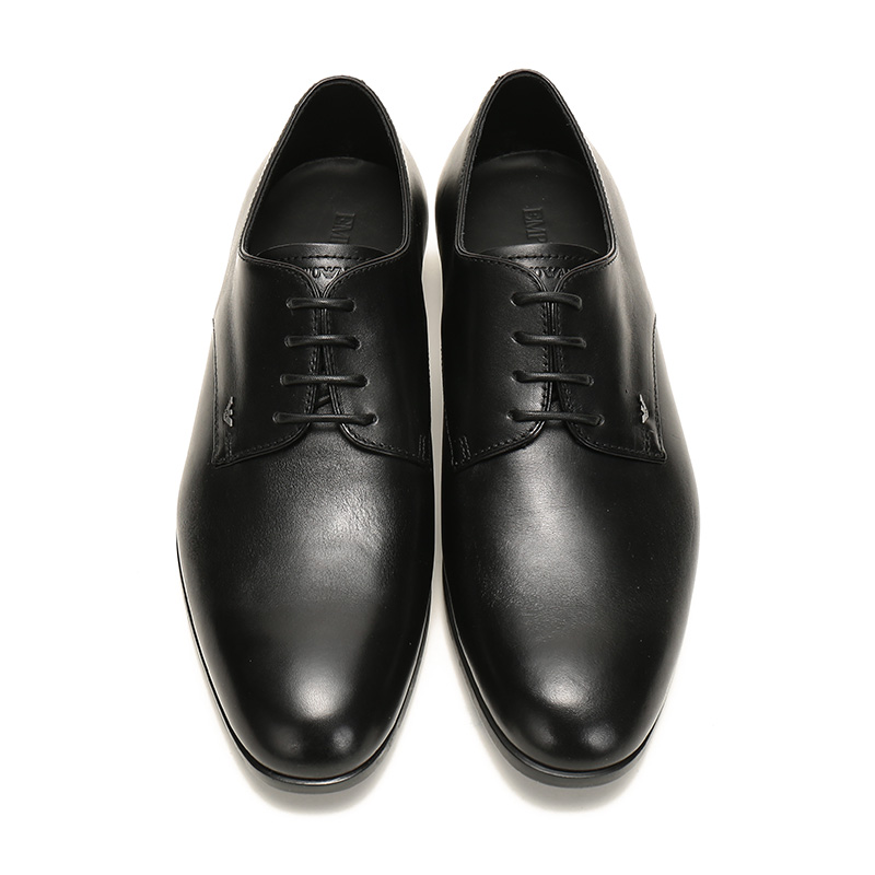 emporioarmani/安普里奥阿玛尼2020春夏男士牛皮革系带皮鞋x4c569xf