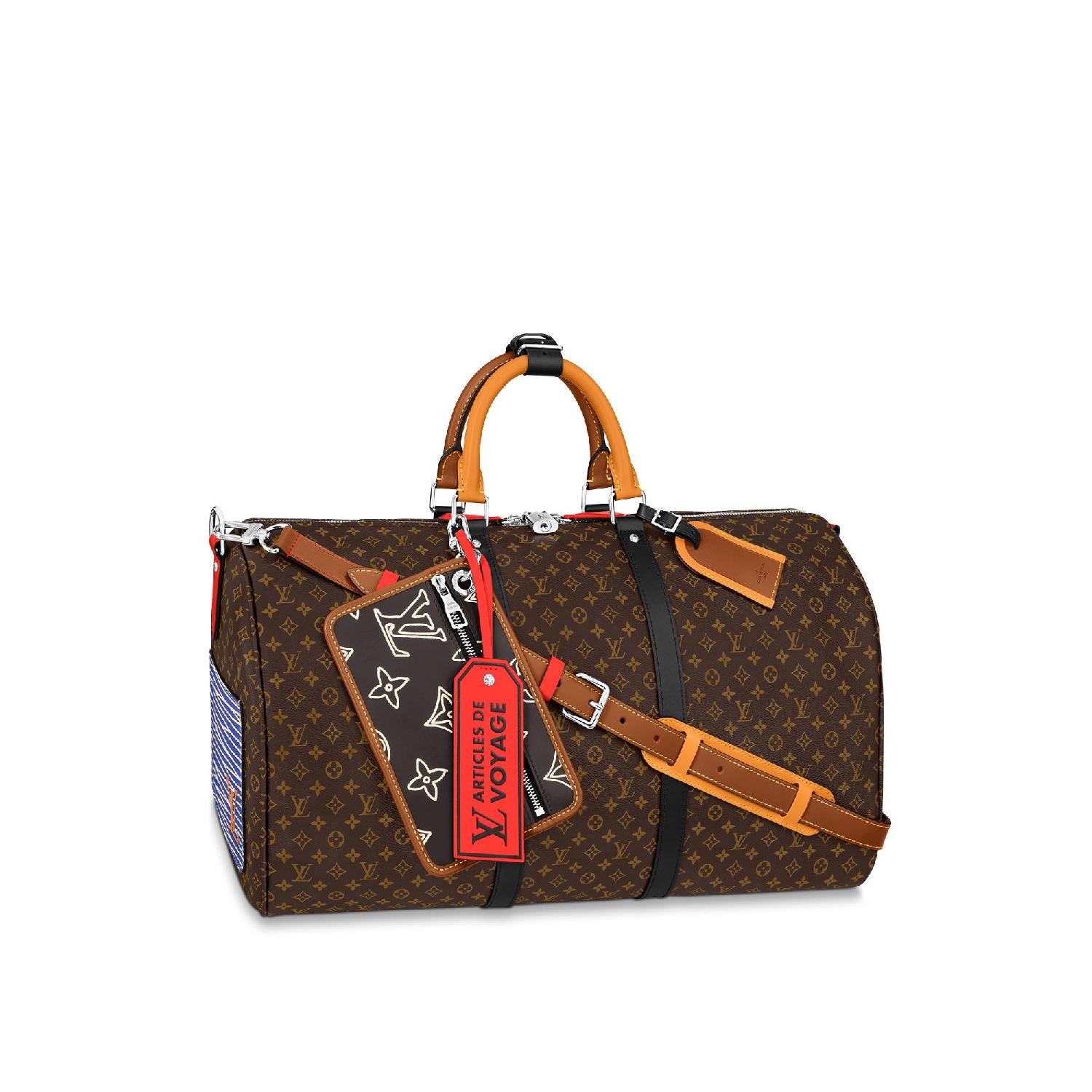 【包邮包税】 louis vuitton 20秋冬男士旅行包 m56855