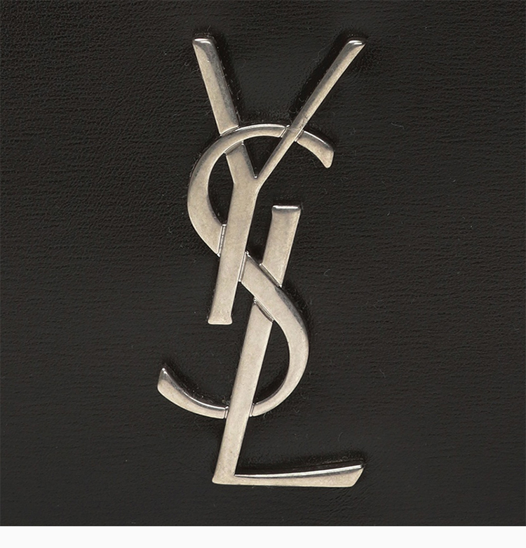 saint laurent paris/圣罗兰 21春夏 经典logo黑色手拿包 男士钱包