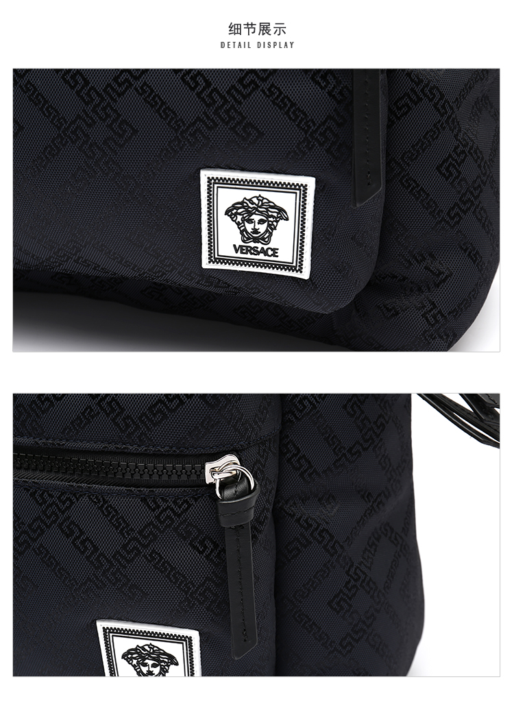 versace/范思哲 男士尼龙皮双肩包dfz7460dnygr