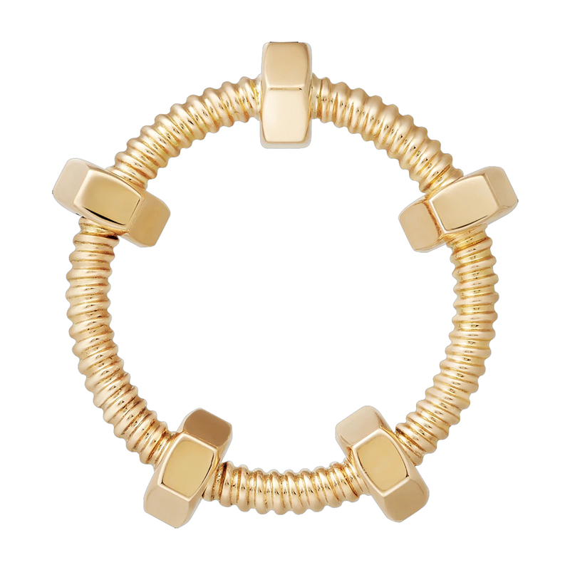 卡地亚 2020新款 ecrou de cartier 18k金黄金螺丝钉戒指b4227200