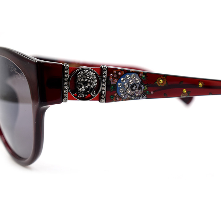 【19年新品】edhardy/edhardy典雅浪漫骷髅玫瑰图腾人工水晶系列时尚