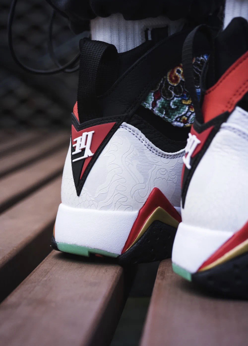 nike篮球鞋 新款限量 air jordan 7 aj7 紫禁之巅 中国祥云 夜光 情侣