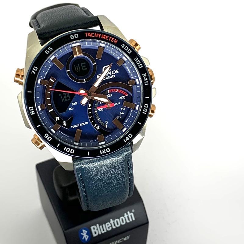 casio/卡西欧 edifice系列 蓝牙连接 智慧 运动腕表ecb-900bl-2a