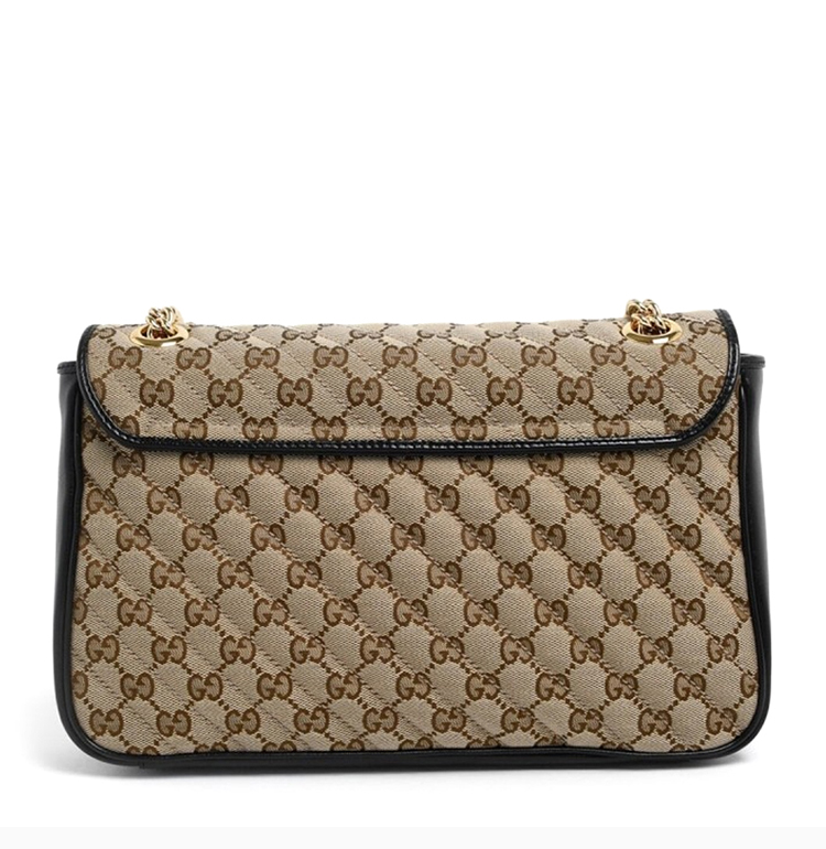 gucci 古驰 gg marmont系列 女士经典logo款单肩包斜挎包小号