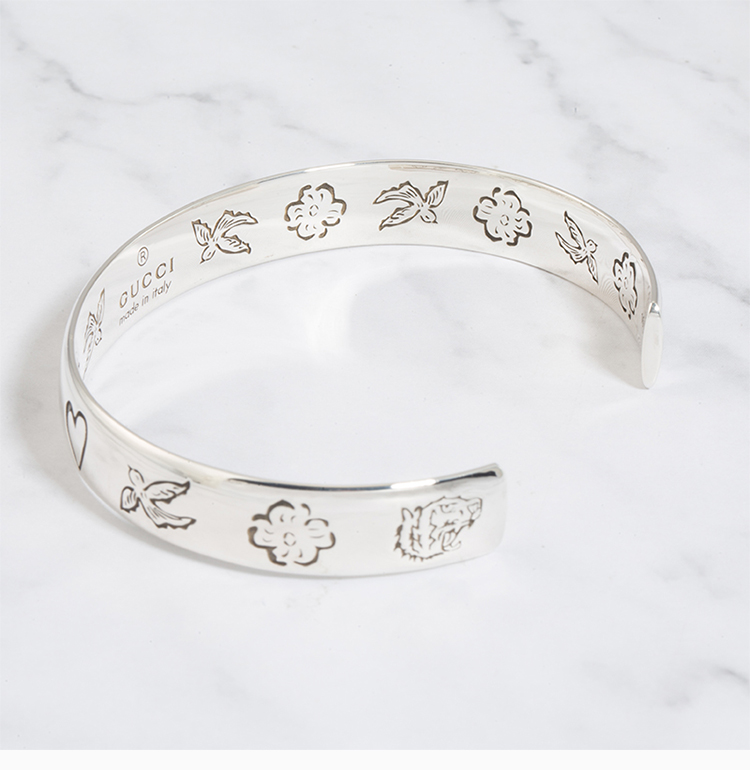 gucci 古驰 blind for love纯银 手镯 yba4542870010