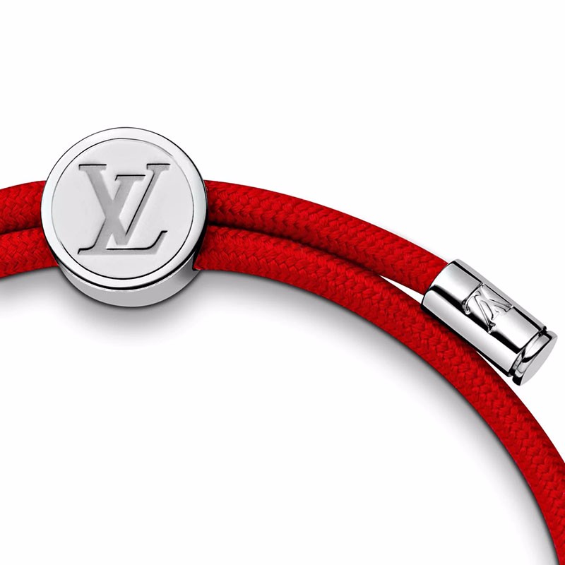 【包税】louis vuitton/路易威登 男士手绳space黑色手镯