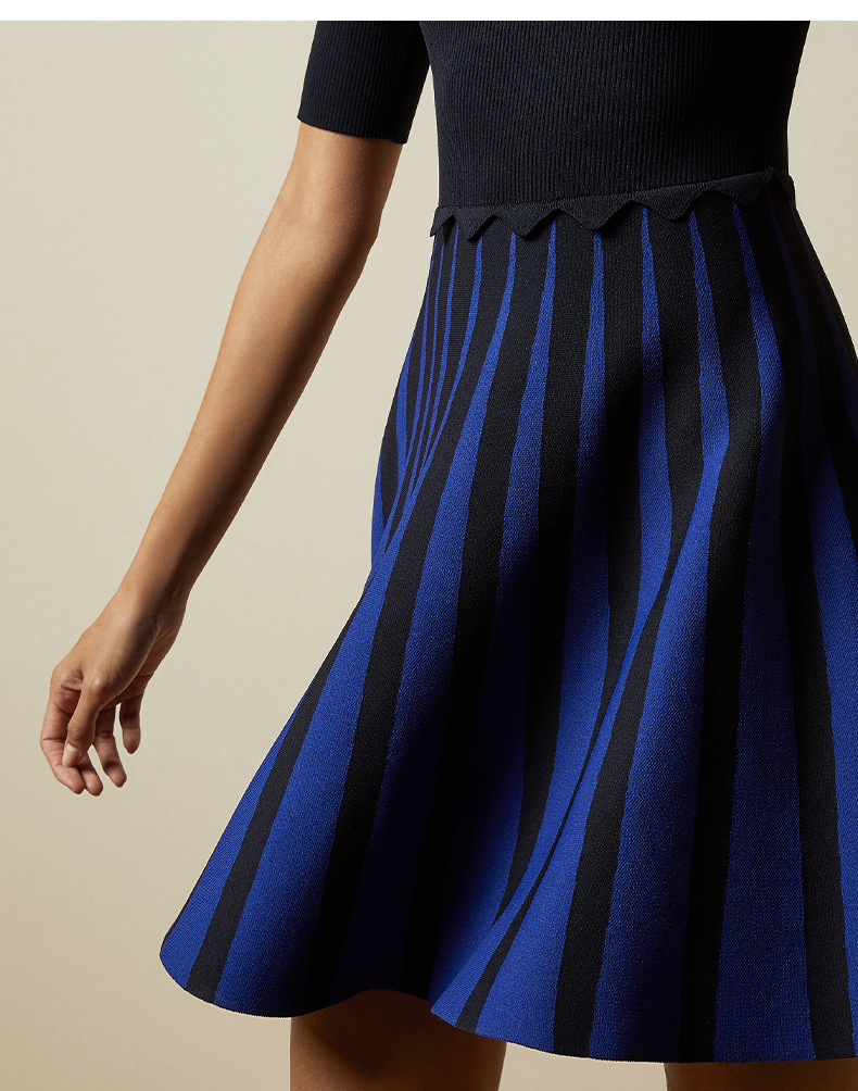 ted baker/ted baker女士连衣裙/2020秋冬新品 针织连衣裙女短款时尚