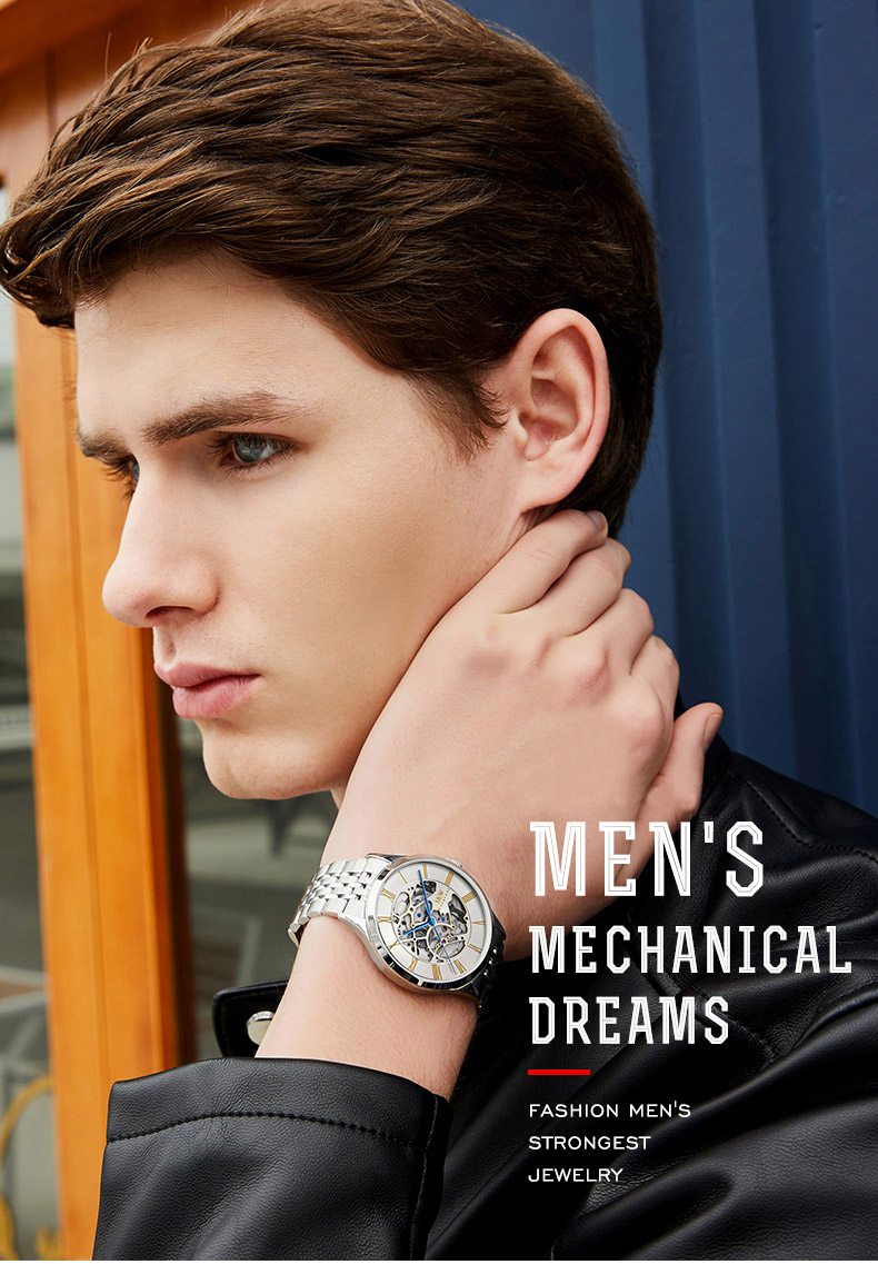 i&w carnival hwguoji/爱沃驰iw全自动机械表男表时尚镂空男士休闲