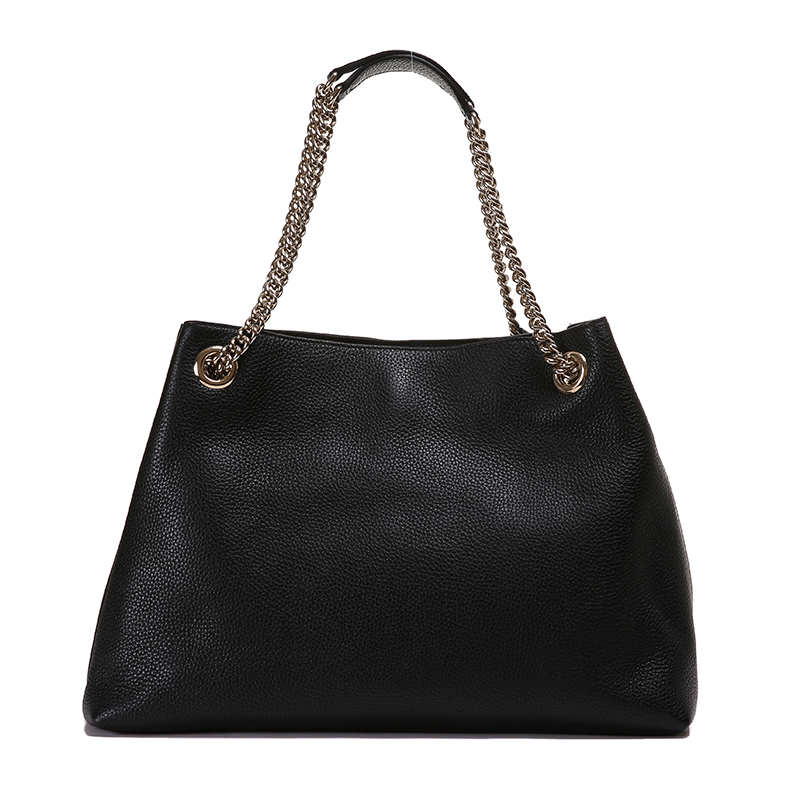 gucci/古驰 女士黑色牛皮大号手提包 536196 a7m0g 1000