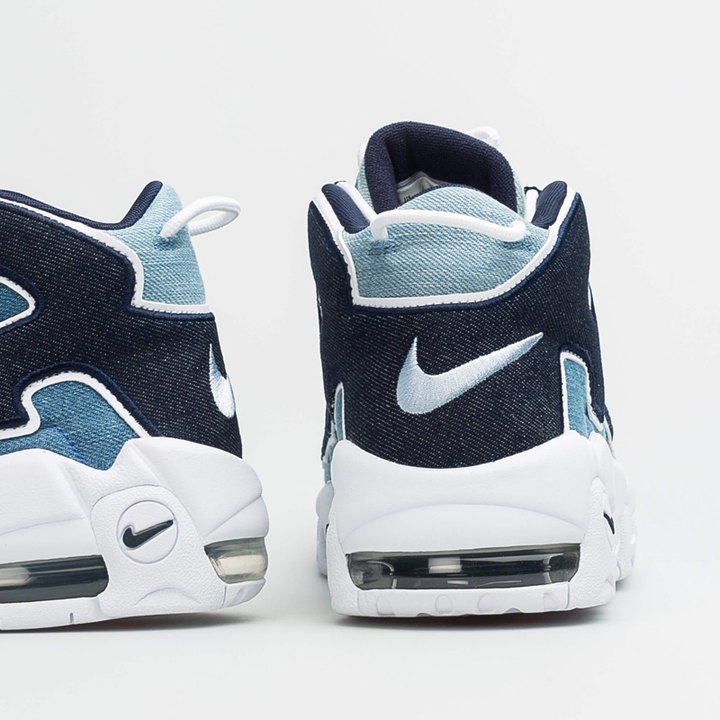 nike/耐克 篮球鞋 air more uptempo 皮蓬 大air 牛仔蓝 丹宁 男女