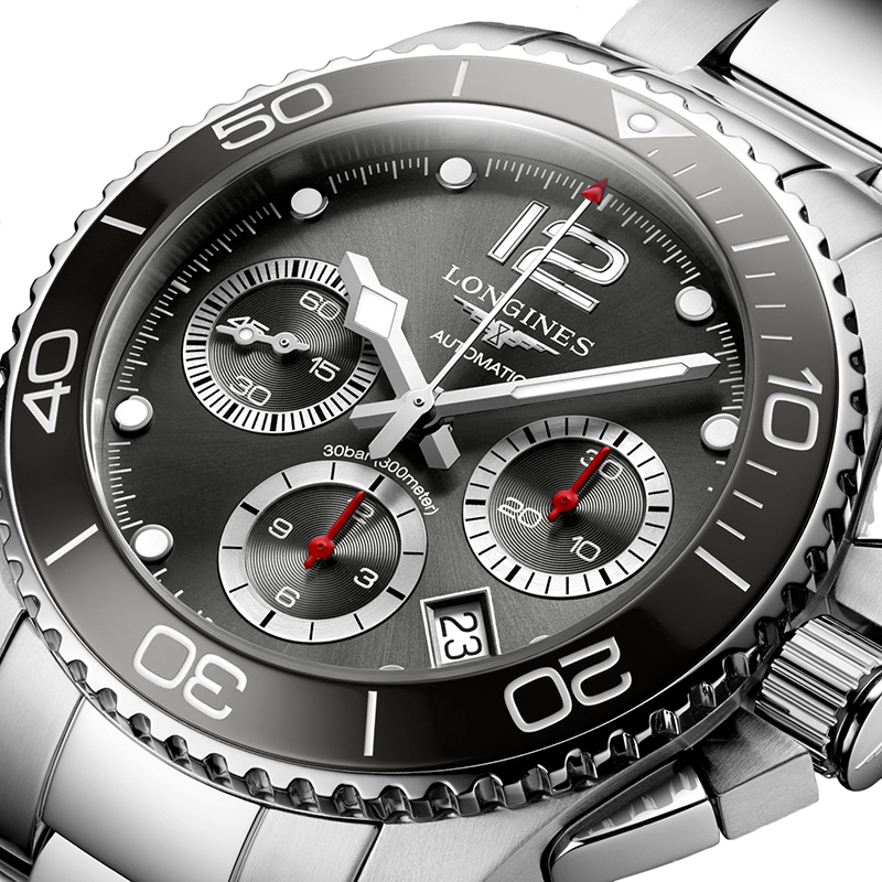 【包税】预定款1个月 longines/浪琴 康卡斯潜水系列新款灰色表盘自动
