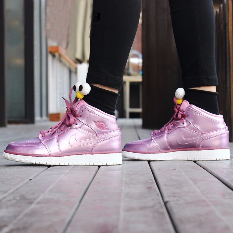 nike/耐克 air jordan 1 男女同款 aj1 玫瑰粉 男女 休闲鞋 运动鞋