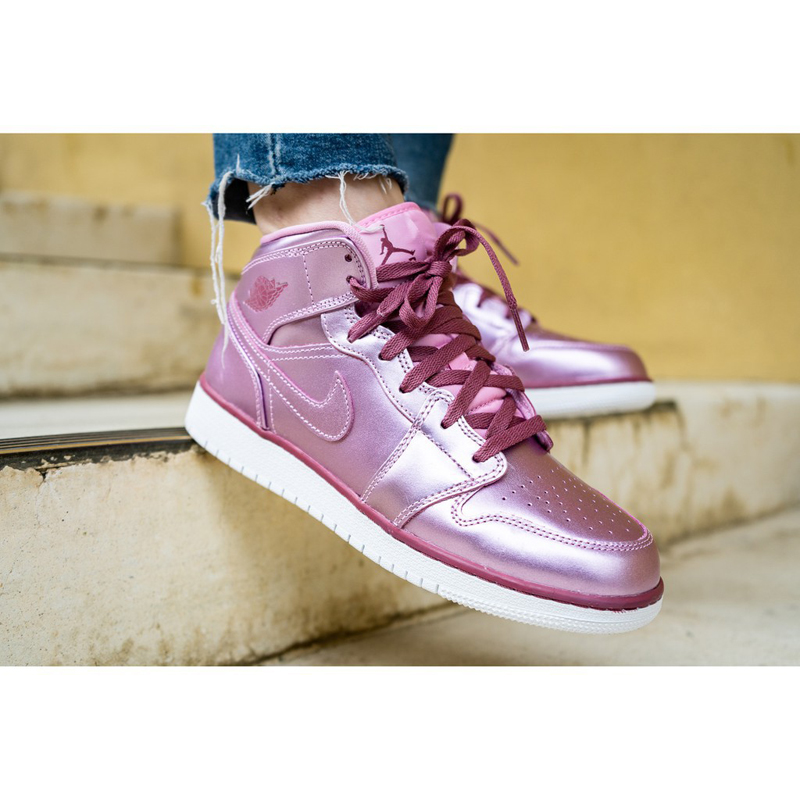 nike/耐克 air jordan 1 男女同款 aj1 玫瑰粉 男女 休闲鞋 运动鞋