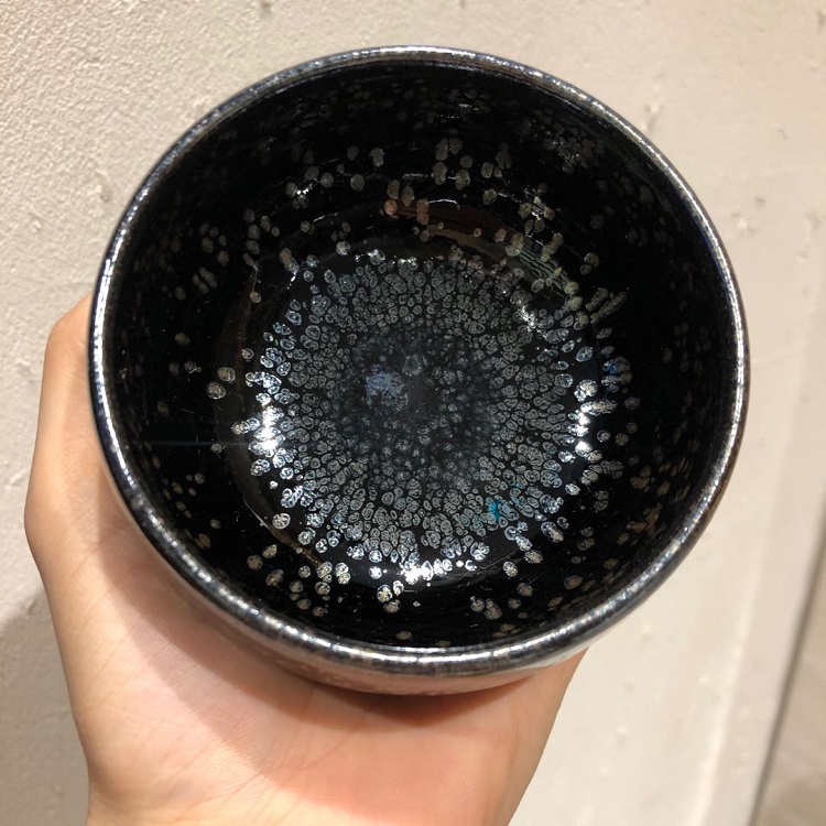 janzi/金玄紫 实力派名匠余秋华手作黑底油滴建窑建盏