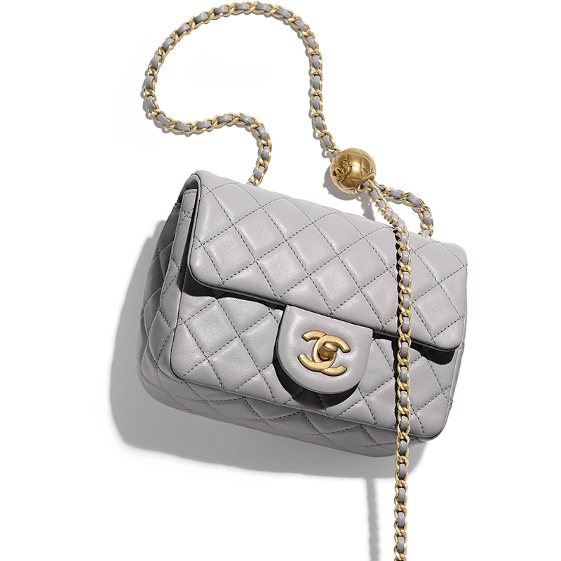 CHANEL/&ζ  Ů ݳƷ˫CϸԲ׹װƤڸǰб  AS1786 ֱ 5-8ܺ󷢻