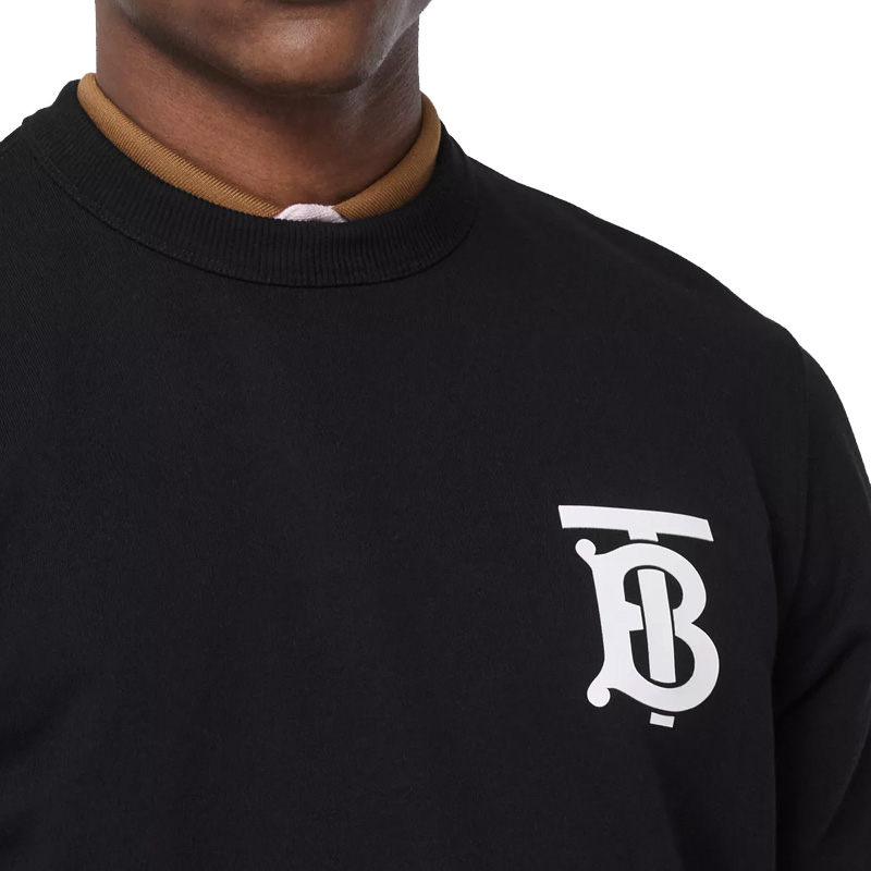 burberry/博柏利 男士tb专属标识图案棉质运动衫套头卫衣