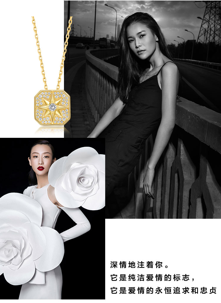 【新品】daisy fellowes/黛西法罗 轻奢项饰 女士八芒星时尚百搭项链