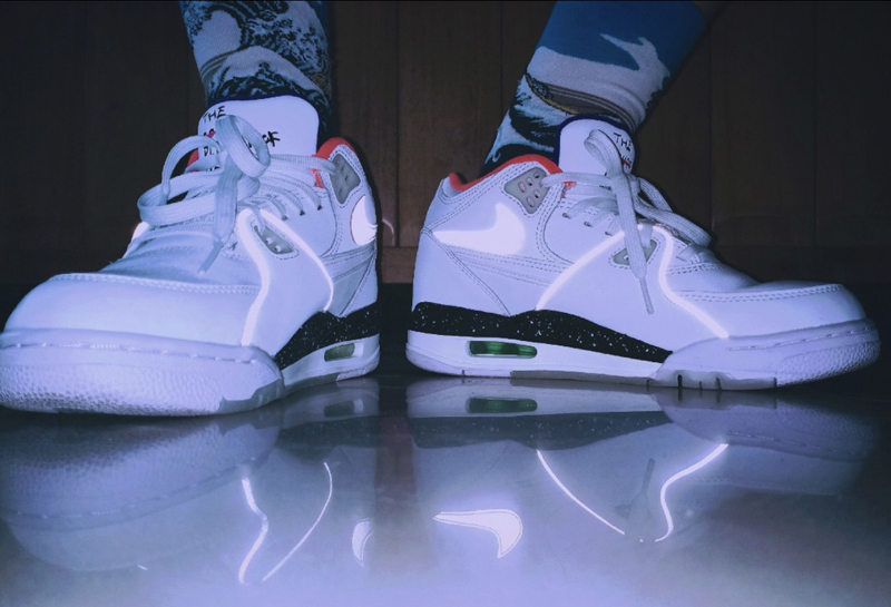 nike耐克 篮球鞋 2020新款 air flight89 篮球之星 夜光 泼墨男子休闲