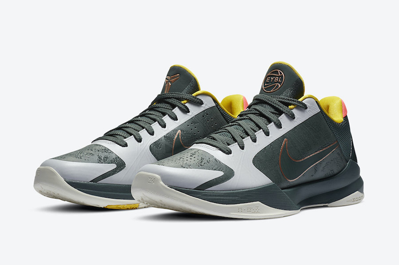 nike耐克 篮球鞋 2020新款限量 kobe5 protro forest 科比五代 灰绿