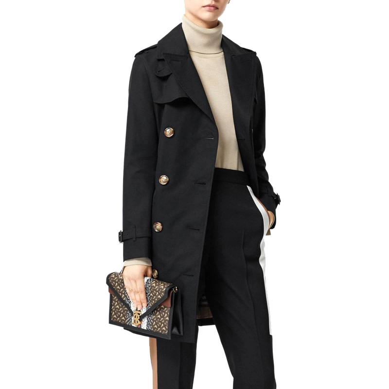 burberry/博柏利 伊斯灵顿版型-短款trench女士风衣80195771