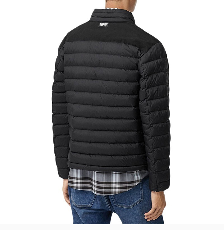【包税】burberry 博柏利 男士 服装 20秋冬 黑色尼龙男士羽绒服