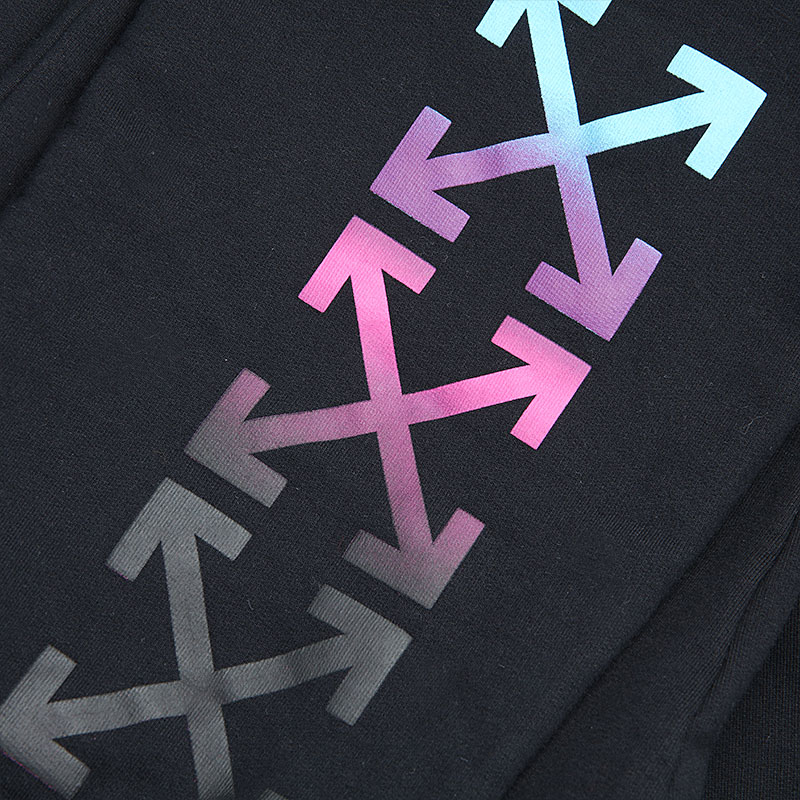 off-white/off-white 箭头logo黑色男士休闲裤 omch008f18192032 owo