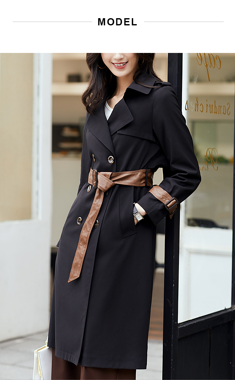 风衣女中长款2020年秋装新款女装英伦风秋季流行大衣外套女士风衣