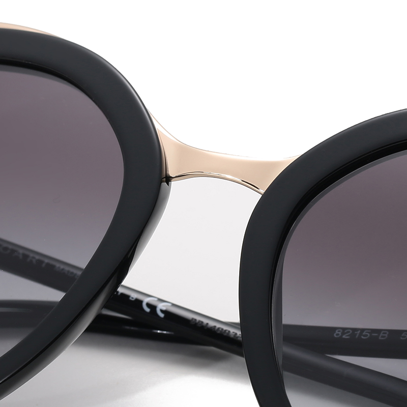 bvlgari/宝格丽 女士黑框经典蛇头款太阳镜 眼镜 0bv8215b